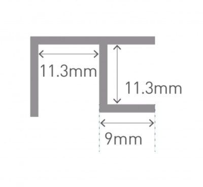 Multipanel Flush Corner 11.5mm