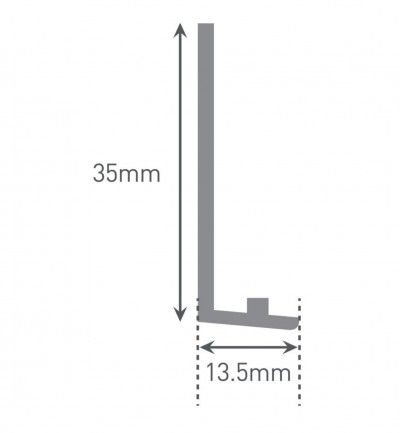 Multipanel Wet Floor Base Profile 11.5mm